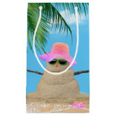 Petit Sac Cadeau Sandman Tropical Avec Tournesol (Devant)