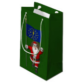 Petit Sac Cadeau Santa Claus With Ensign Of Indiana (Dos Angle)