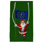 Petit Sac Cadeau Santa Claus With Ensign Of Indiana (Devant)