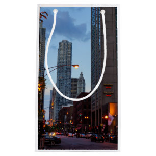 Petit Sac Cadeau Scène de Chicago Street
