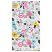 Petit Sac Cadeau Schéma floral élégant et multilingue (Devant)