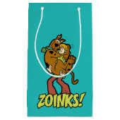 Petit Sac Cadeau Scooby-Doo et Shaggy Zoinks! (Devant)