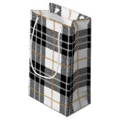 Petit Sac Cadeau Scottish Joyeux Anniversaire Tartan Plaid (Dos Angle)