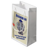 Petit Sac Cadeau Scroll universitaire (Dos Angle)