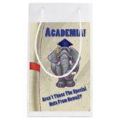 Petit Sac Cadeau Scroll universitaire (Devant)