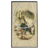 Petit Sac Cadeau Scrooge Esprit de Noël Présent (Dos)