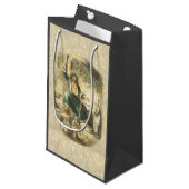 Petit Sac Cadeau Scrooge Esprit de Noël Présent (Devant Angle)