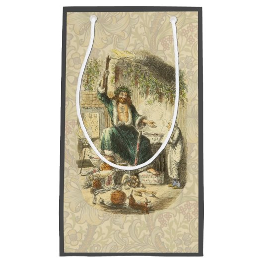 Petit Sac Cadeau Scrooge Esprit de Noël Présent (Devant)