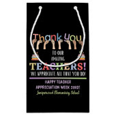 Petit Sac Cadeau Semaine d'appréciation de l'enseignant (Dos)