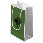 Petit Sac Cadeau Shamrock irlandais Bouquet St. Patrick's Day Cadea (Devant Angle)