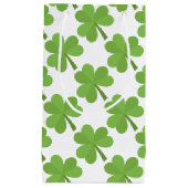 Petit Sac Cadeau Shamrock irlandais irlandais de St. Patrick Motif (Devant)