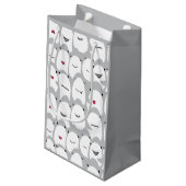 Petit Sac Cadeau Sharks caricaturaux amusants (Dos Angle)