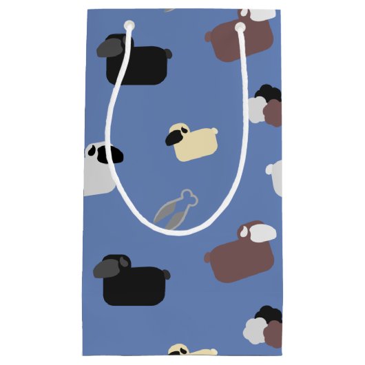 Petit Sac Cadeau Sheeps & Shears (Devant)