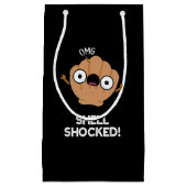 Petit Sac Cadeau Shell Shocky Funny Seashell Pun Dark BG (Devant)
