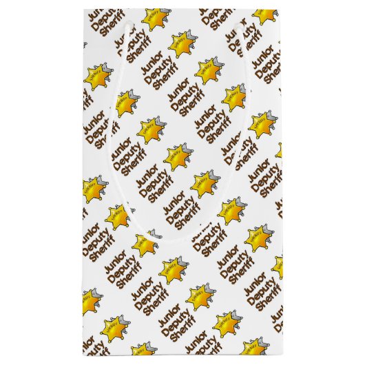 Petit Sac Cadeau Shérif adjoint junior (Dos)