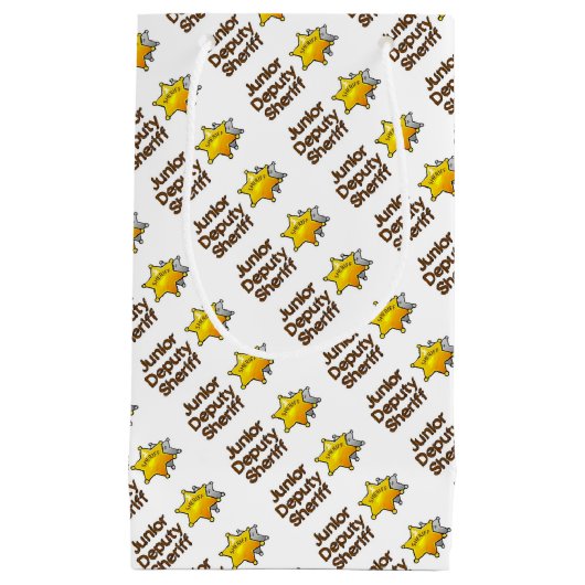 Petit Sac Cadeau Shérif adjoint junior (Devant)