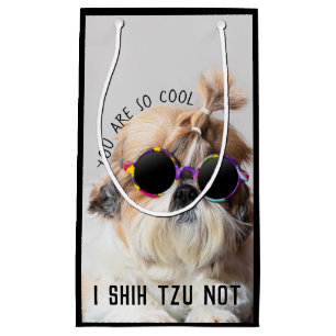 Petit Sac Cadeau Shih Tzu Pas amusant mignon amoureux de les chiens