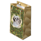 Petit Sac Cadeau Shih Tzu Wreath (Dos Angle)