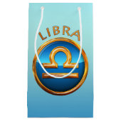 Petit Sac Cadeau Signe de zodiaque de Balance (Devant)