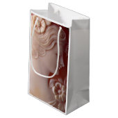 Petit Sac Cadeau Silhouette ancienne en ivoire victorien (Dos Angle)