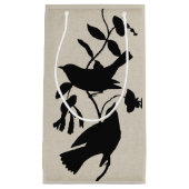 Petit Sac Cadeau Silhouette Audubon IV (Devant)