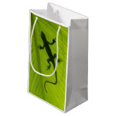 Petit Sac Cadeau Silhouette de Gecko (Dos Angle)