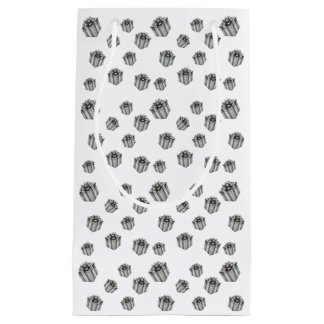 Petit Sac Cadeau Silver Gift Boxes Elegant Holiday Premium Party