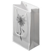 Petit Sac Cadeau Simple Marguerite (Devant Angle)