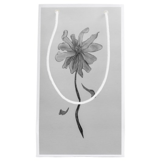 Petit Sac Cadeau Simple Marguerite (Devant)