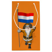 Petit Sac Cadeau Sinterklaas Avec Drapeau Du Pays-Bas (Dos)
