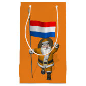 Petit Sac Cadeau Sinterklaas Avec Drapeau Du Pays-Bas (Devant)