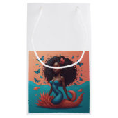 Petit Sac Cadeau Sirène noire (Dos)