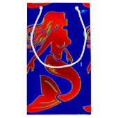 Petit Sac Cadeau sirènes rouges (Dos)