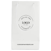 Petit Sac Cadeau Site Web de l'entreprise personnalisable Votre log (Devant)