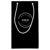 Petit Sac Cadeau Site Web du LOGO d'entreprise personnalisé modèle  (Dos)