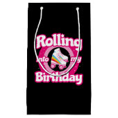 Petit Sac Cadeau Skate Party - Roller Roller Roller Patinage Annive (Devant)