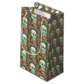 PETIT SAC CADEAU SKELETON GOTHIC GENTLEMAN SKULL HALLOWEWEWEEN CADE (Dos Angle)
