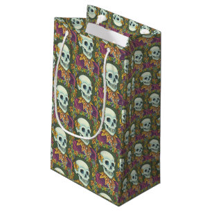 PETIT SAC CADEAU SKELETON GOTHIC GENTLEMAN SKULL HALLOWEWEWEEN CADE