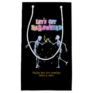 Petit Sac Cadeau Skull Neon Halloween Halloween Skeletons dansants 