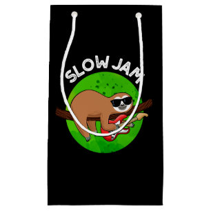 Petit Sac Cadeau Slow Jam Funny Musique Animal Pun Dark BG