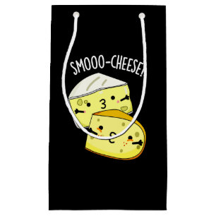 Petit Sac Cadeau Smoo-cheese Funny Cheese Pun Dark BG