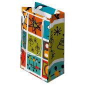 Petit Sac Cadeau Smorgasbord moderne du milieu du siècle (Dos Angle)