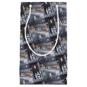 Petit Sac Cadeau Snow Town Painting by Alfred Fox (Devant)