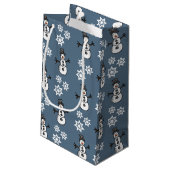 Petit Sac Cadeau Snowman (Dos Angle)