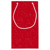 Petit Sac Cadeau Snowman Dans Le Globe Des Neiges De Noël (Dos)