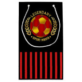 Petit Sac Cadeau Soccer Crest Design (Dos)