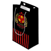 Petit Sac Cadeau Soccer Crest Design (Devant Angle)
