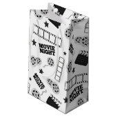 Petit Sac Cadeau soirée cinéma noir blanc (Dos Angle)