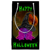 Petit Sac Cadeau Soirée de sorcière d'Halloween (Devant)