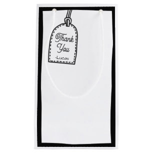 Petit Sac Cadeau Soirée de style BD 2D